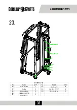 Preview for 33 page of gorilla sports 100822 Manual