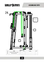 Preview for 34 page of gorilla sports 100822 Manual