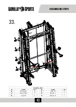 Preview for 43 page of gorilla sports 100822 Manual