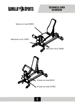 Preview for 5 page of gorilla sports 100858 Assembly And User'S Manual