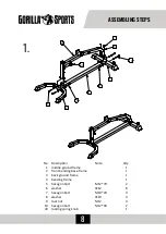 Preview for 8 page of gorilla sports 100858 Assembly And User'S Manual