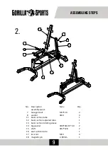 Preview for 9 page of gorilla sports 100858 Assembly And User'S Manual