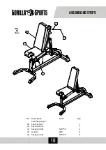 Preview for 10 page of gorilla sports 100858 Assembly And User'S Manual