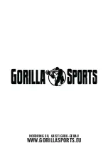 Preview for 20 page of gorilla sports 100858 Assembly And User'S Manual