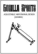 Preview for 1 page of gorilla sports 100896 Assembly Instructions Manual