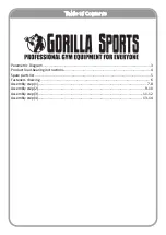 Preview for 2 page of gorilla sports 100896 Assembly Instructions Manual