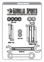 Preview for 6 page of gorilla sports 100896 Assembly Instructions Manual