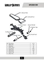 Предварительный просмотр 5 страницы gorilla sports 101178 Manual