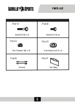 Предварительный просмотр 6 страницы gorilla sports 101178 Manual