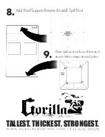 Предварительный просмотр 6 страницы Gorilla 3x3 Grow Tent Instructions Manual