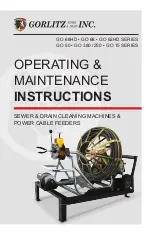 Preview for 1 page of Gorlitz GO 15 Series Operating & Maintenance Instructions