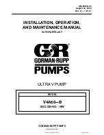 Предварительный просмотр 1 страницы GORMAN-RUPP PUMPS V4A60-B Installation, Operation And Maintenance Manual