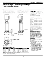 Предварительный просмотр 3 страницы GORMAN-RUPP Patterson PM1 Series Specifications Information And Repair Parts Manual