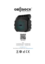 Предварительный просмотр 11 страницы GOROCK 8436588770028 Instruction Manual