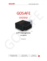 Preview for 1 page of Gosafe G777 User Manual