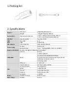 Preview for 4 page of Gosafe G7S User Manual