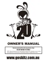 Предварительный просмотр 1 страницы Goskitz skitz 2.0 Owner'S Manual