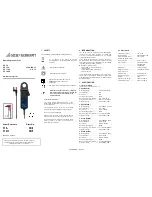 Preview for 3 page of Gossen MetraWatt CP 30 Operating Instructions