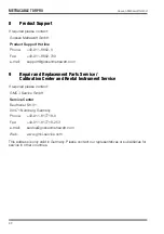 Preview for 36 page of Gossen MetraWatt M281A Operating Instructions Manual