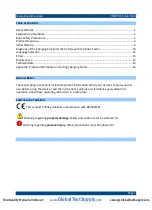 Preview for 2 page of Gossen MetraWatt M525B Operating Instructions Manual