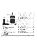 Предварительный просмотр 2 страницы Gossen MetraWatt MAVO-MONITOR Operating Instructions Manual