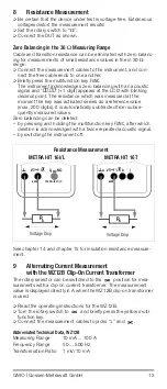 Preview for 13 page of Gossen MetraWatt METRA HIT 16I/L Operating Instructions Manual