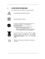 Preview for 4 page of Gossen MetraWatt METRAFLEX 3000 Operating Instructions Manual