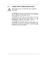 Preview for 28 page of Gossen MetraWatt METRAFLEX 3000 Operating Instructions Manual