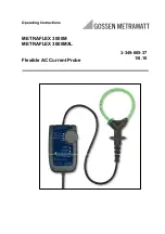 Preview for 17 page of Gossen MetraWatt METRAFLEX 3000MXL Operating Instructions Manual