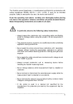 Preview for 21 page of Gossen MetraWatt METRAFLEX 3000MXL Operating Instructions Manual