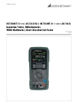 Gossen MetraWatt METRAHIT IM E-DRIVE Operating Instructions Manual preview