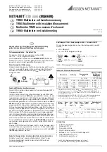 Gossen MetraWatt METRAHIT ISO AERO Supplement To Operating Instructions preview