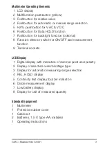 Предварительный просмотр 3 страницы Gossen MetraWatt METRALINE DM 41 Operating Instructions Manual