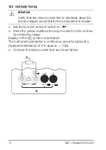 Предварительный просмотр 18 страницы Gossen MetraWatt METRALINE DM 41 Operating Instructions Manual