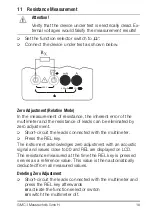 Предварительный просмотр 19 страницы Gossen MetraWatt METRALINE DM 41 Operating Instructions Manual