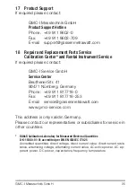 Предварительный просмотр 35 страницы Gossen MetraWatt METRALINE DM 41 Operating Instructions Manual