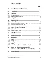 Предварительный просмотр 3 страницы Gossen MetraWatt METRAmax 6 Operating Instructions Manual