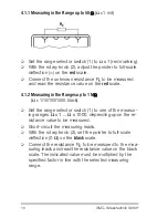 Предварительный просмотр 10 страницы Gossen MetraWatt METRAmax 6 Operating Instructions Manual