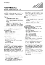 Preview for 1 page of Gossen MetraWatt PROFI-MFII Operating Instructions