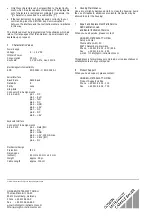 Preview for 2 page of Gossen MetraWatt PROFI-MFII Operating Instructions