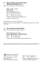 Preview for 24 page of Gossen MetraWatt R6000 Installation Instructions Manual