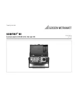 Preview for 1 page of Gossen MetraWatt SECUTEST SII Operating Instructions Manual