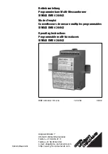 Gossen MetraWatt SINEAX DME 4 Series Operating Instructions Manual preview