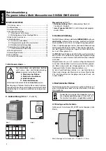 Preview for 4 page of Gossen MetraWatt SINEAX DME 4 Series Operating Instructions Manual