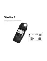 Предварительный просмотр 1 страницы Gossen MetraWatt Starlite 2 Operating Instructions Manual