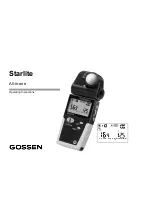 Предварительный просмотр 1 страницы Gossen MetraWatt STARLITE Operating Instructions Manual