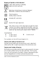 Предварительный просмотр 3 страницы Gossen MetraWatt U1281 Operating Instructions Manual