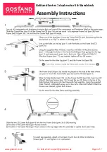 Предварительный просмотр 4 страницы GoStand 1 Series Assembly Instructions Manual