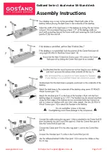 Предварительный просмотр 5 страницы GoStand 1 Series Assembly Instructions Manual