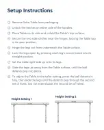 Preview for 3 page of GOSUN Table 120 User Manual